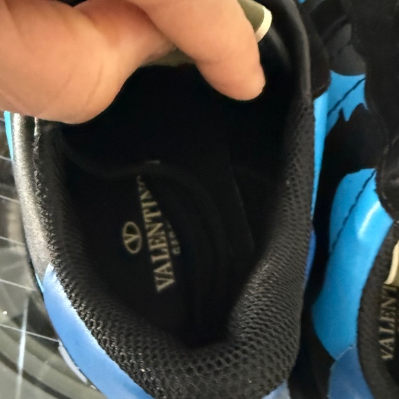 Valentino Black and Blue Sneakers - Picture 5 of 6